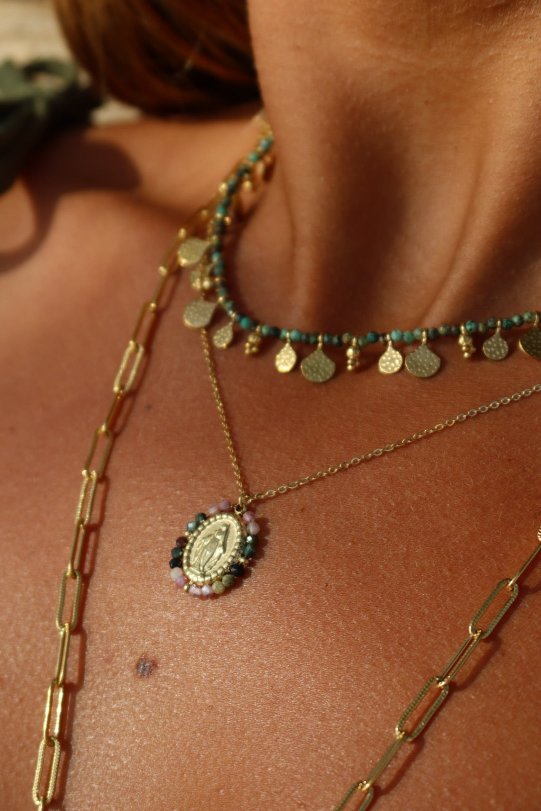 Collier Tina turquoise