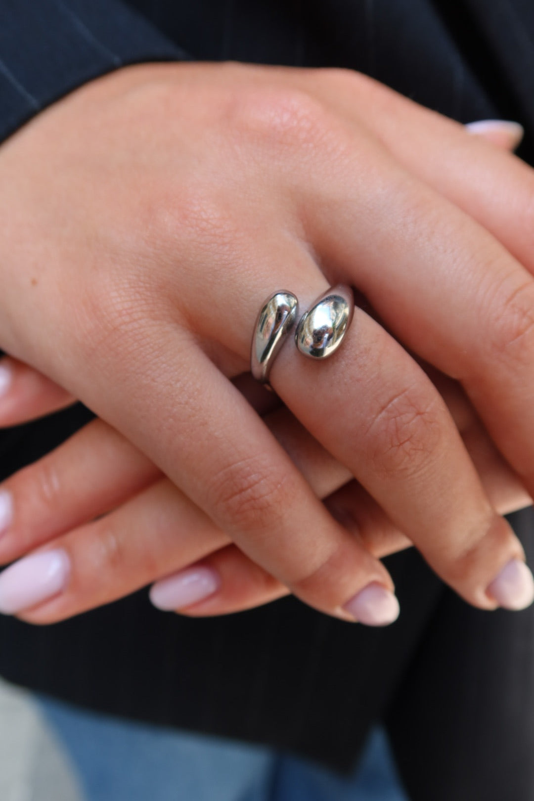 Bague Camilla argentée