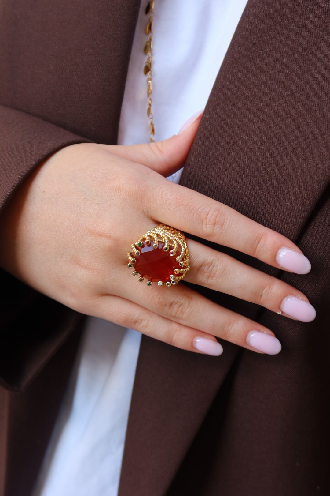 Bague Mad rouge