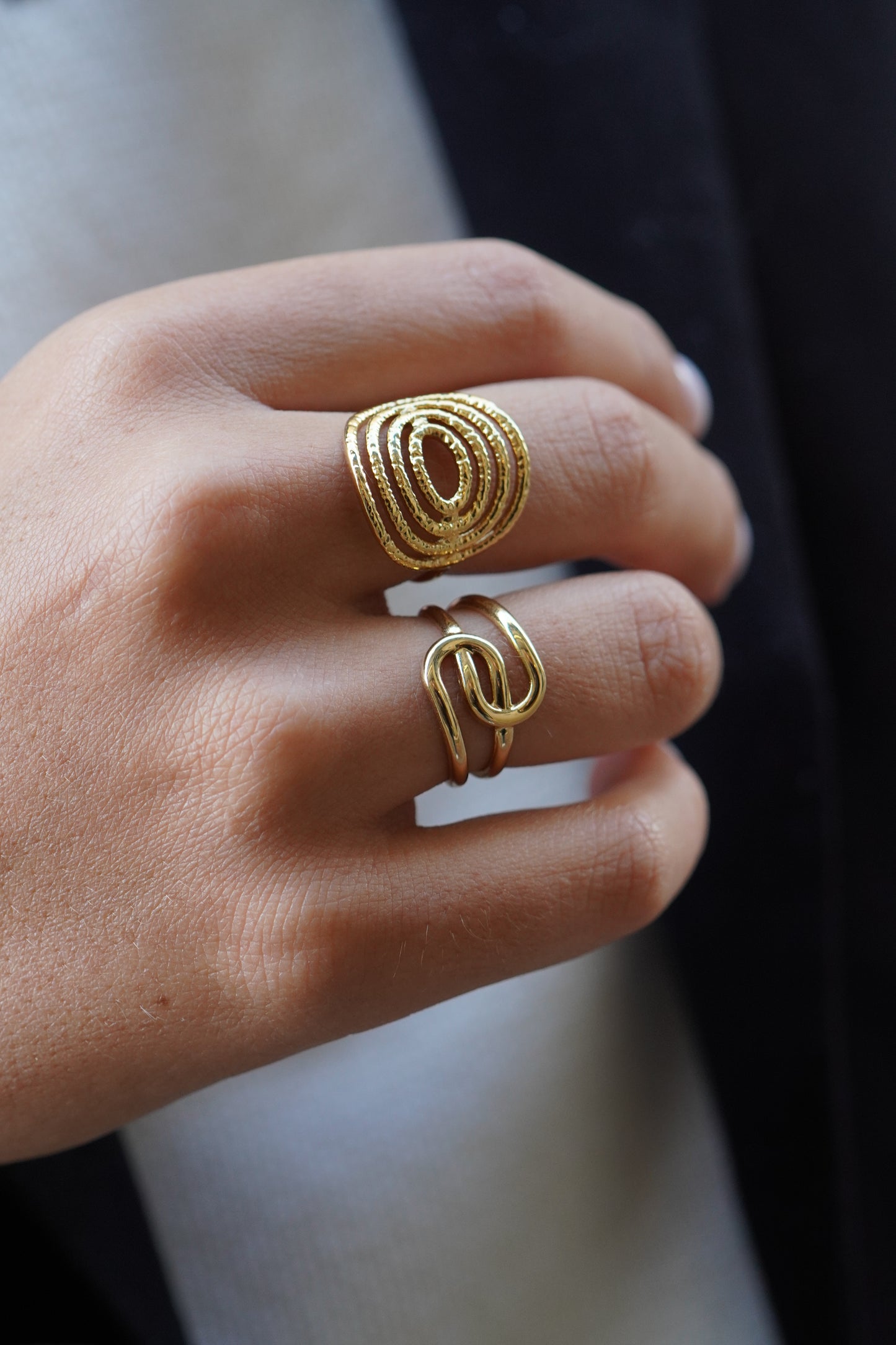 Bague Eline dorée