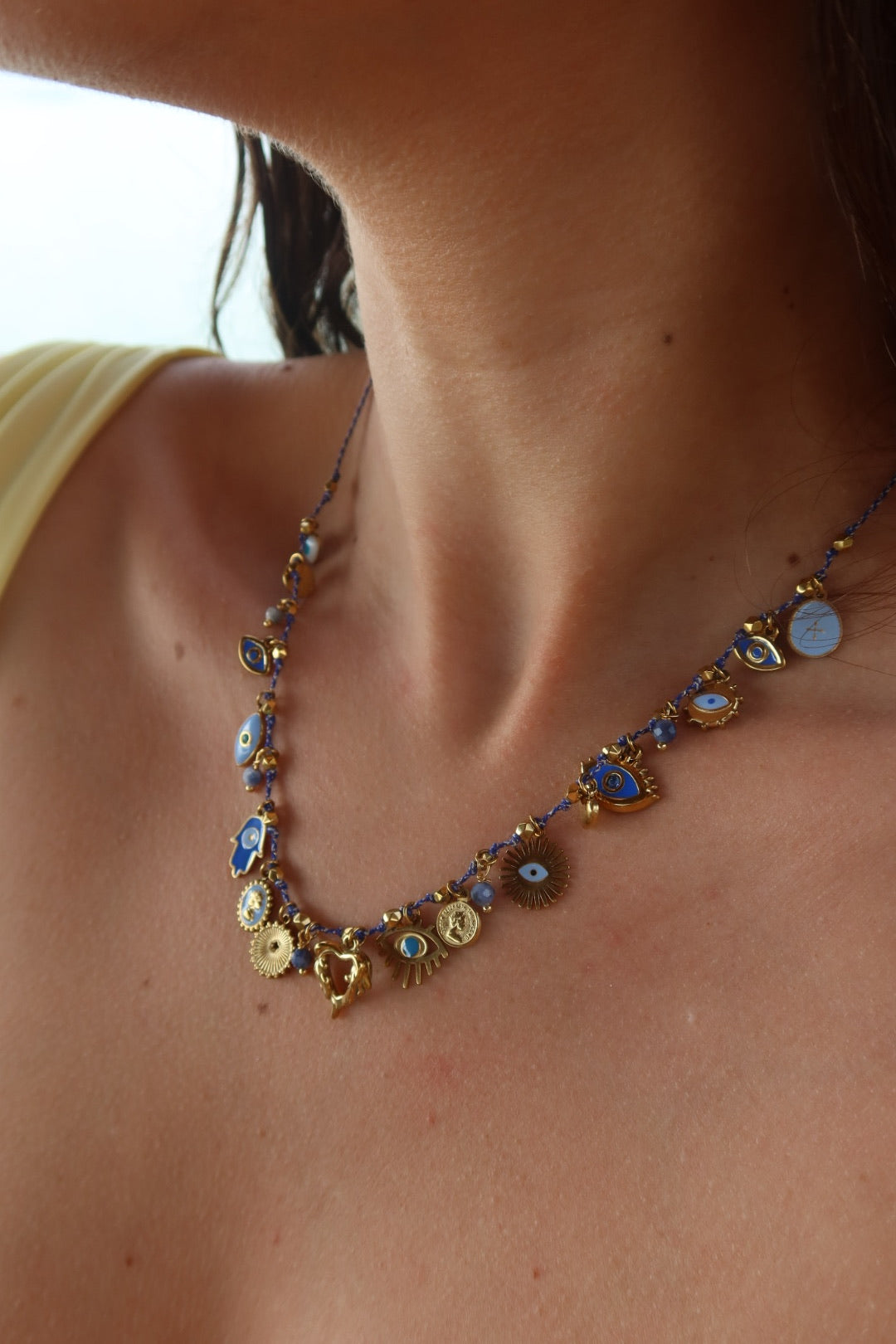 Collier Brisa bleu roi