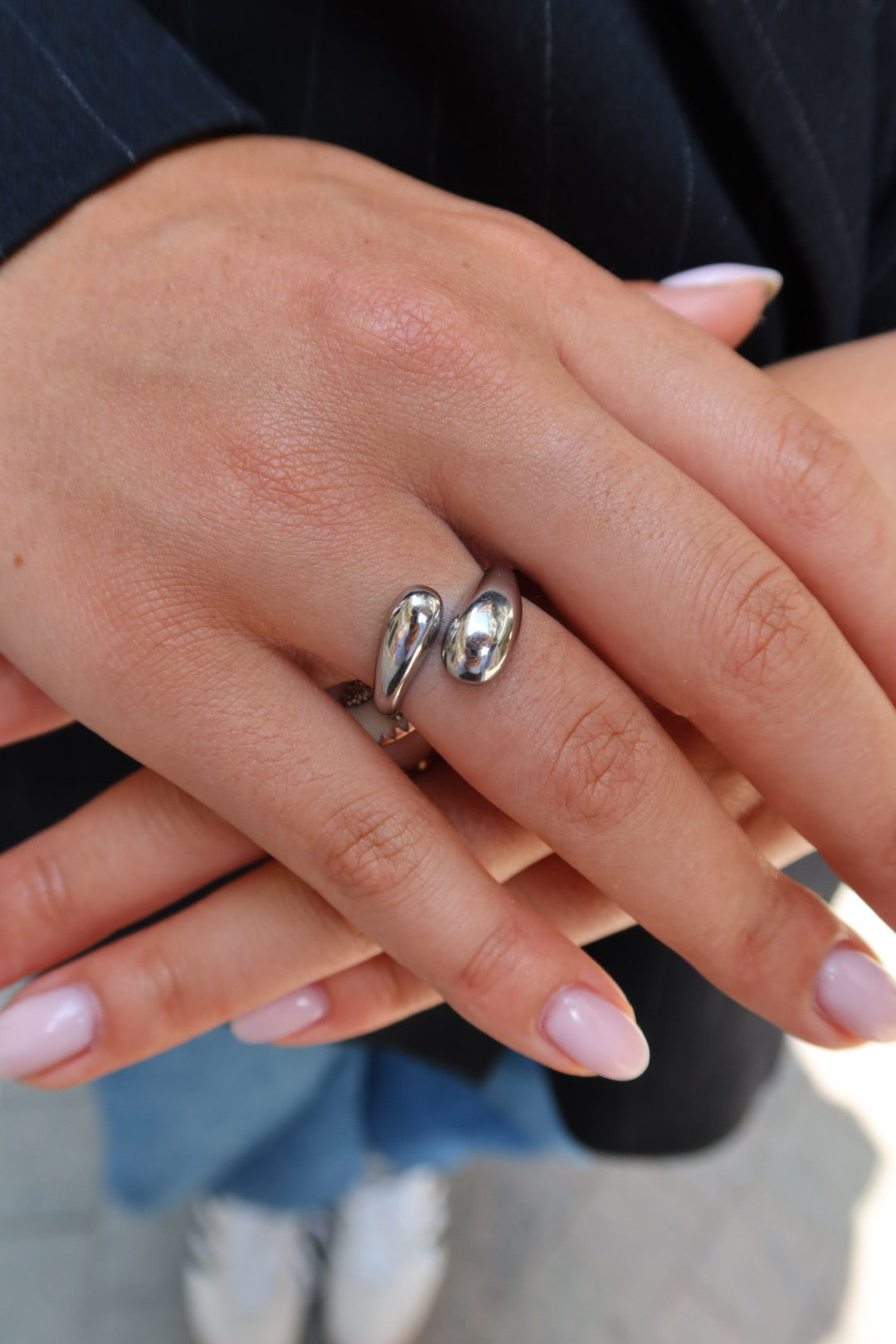 Bague Camilla argentée