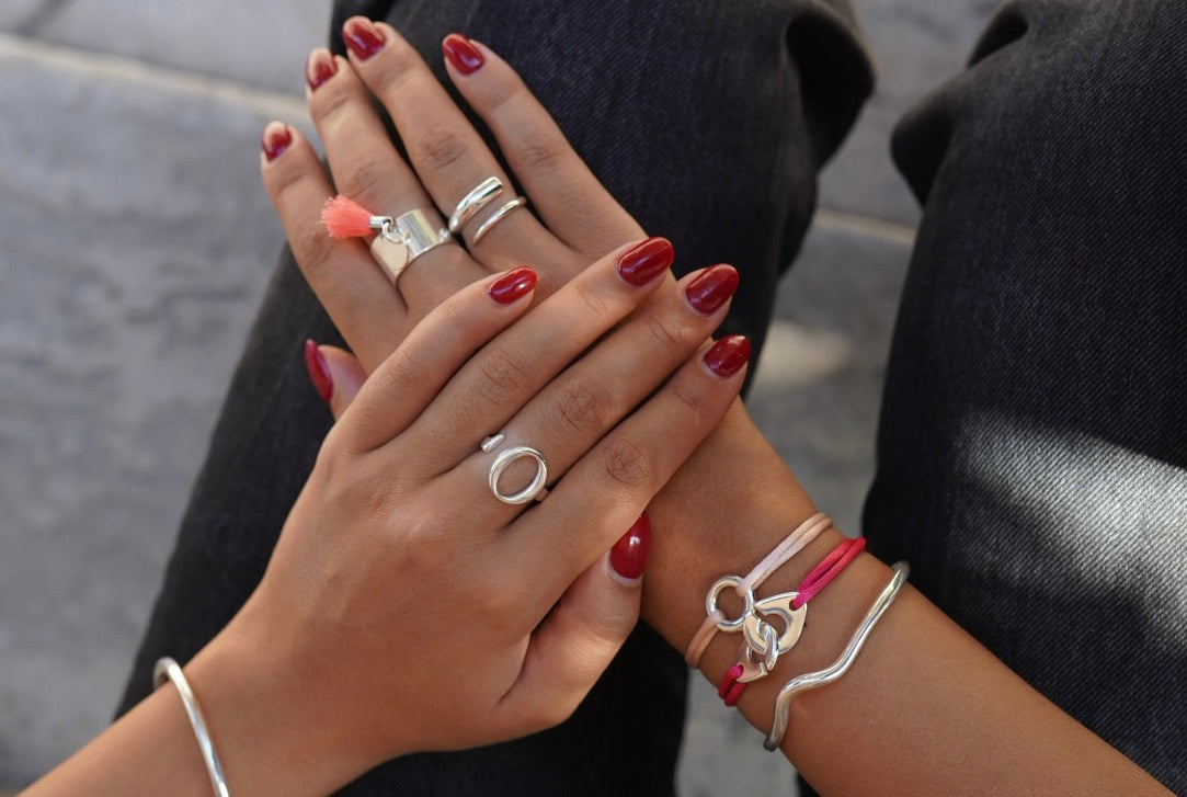 Bague Anna pompon