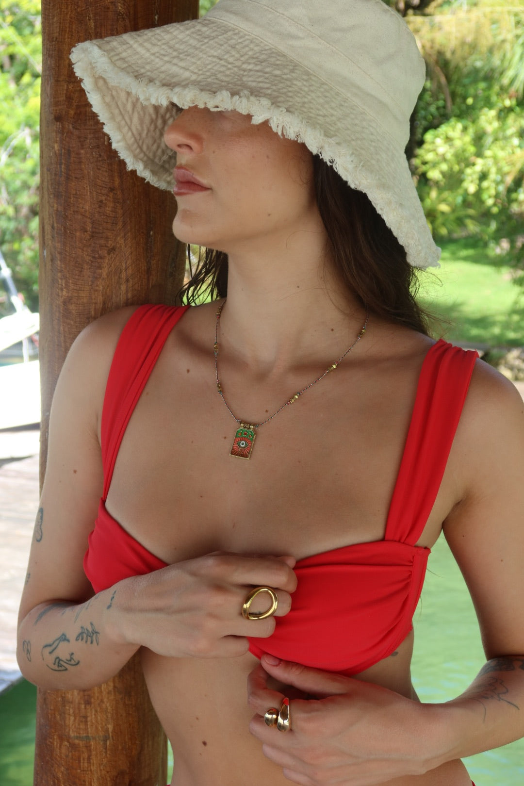 Collier Nomade vert