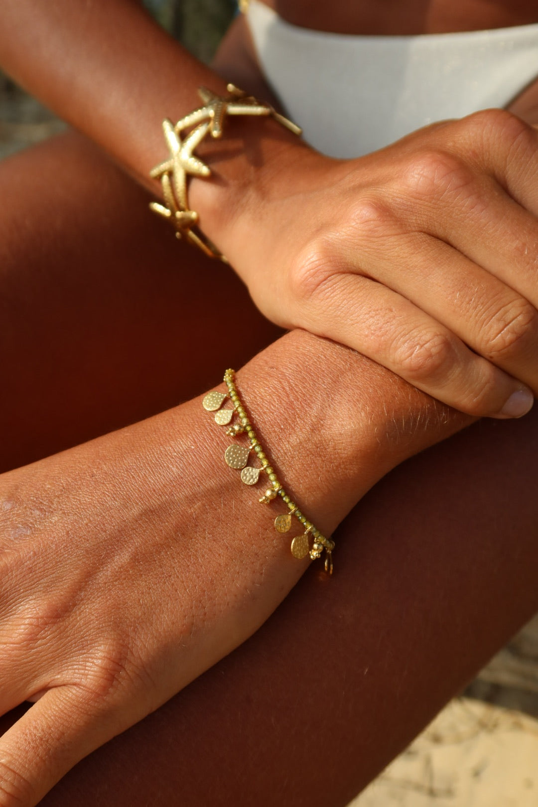 Bracelet Tina olive