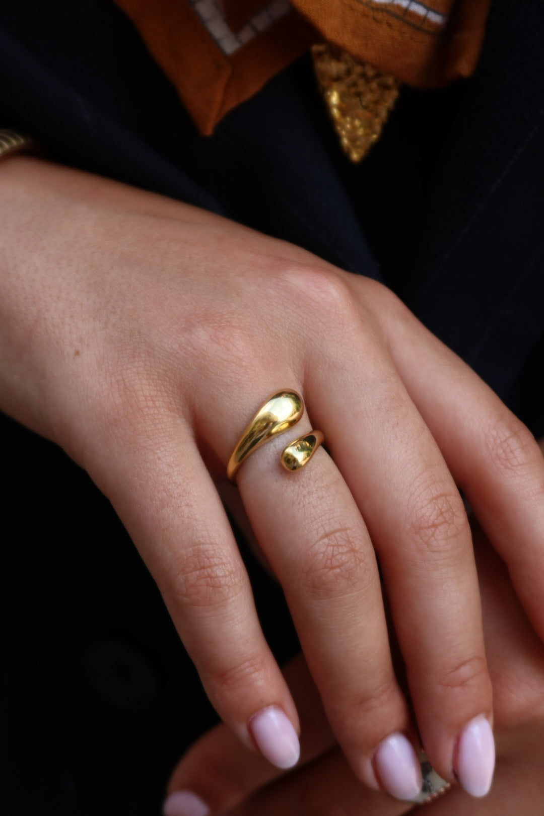 Bague Camilla dorée