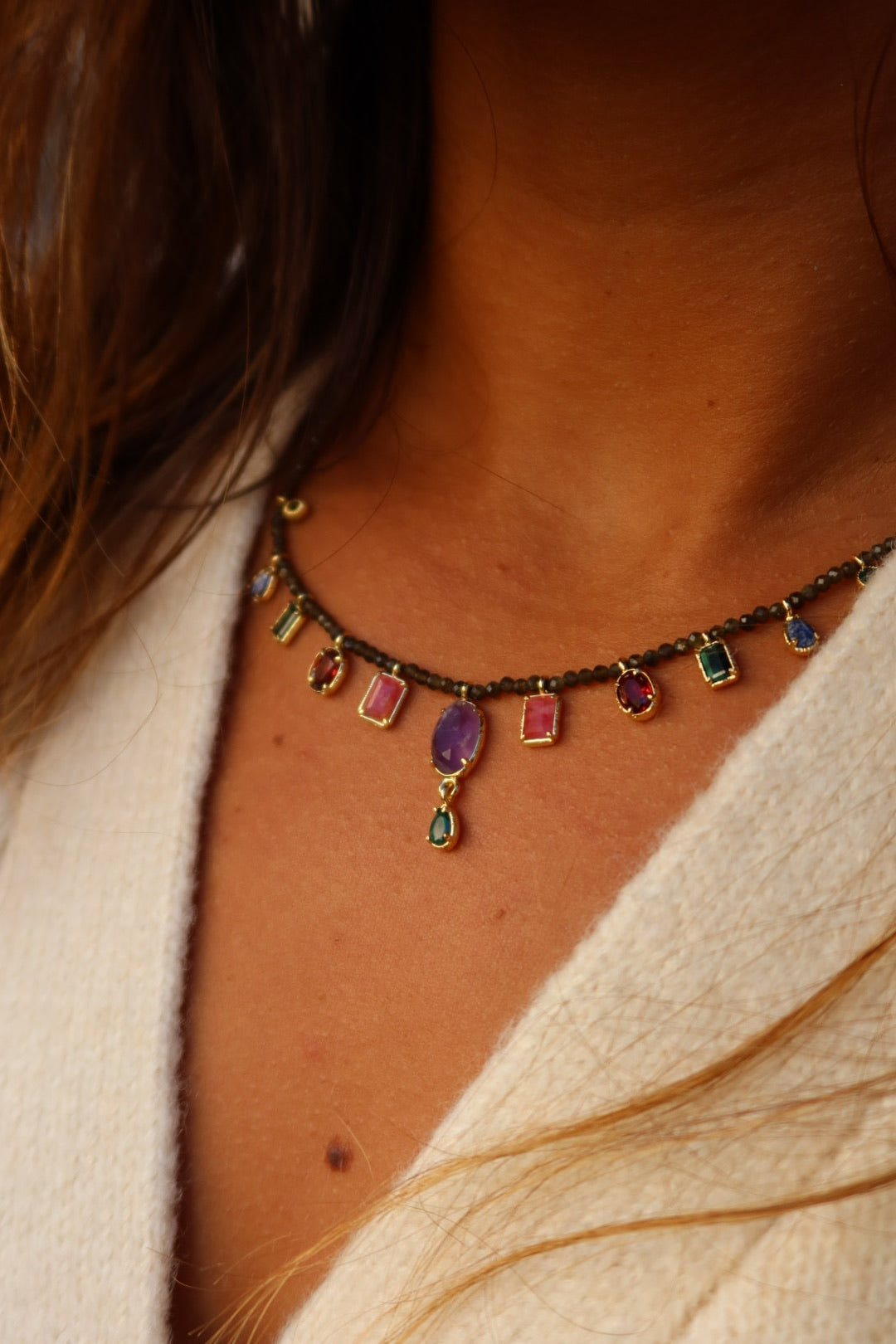 Collier Nova gris