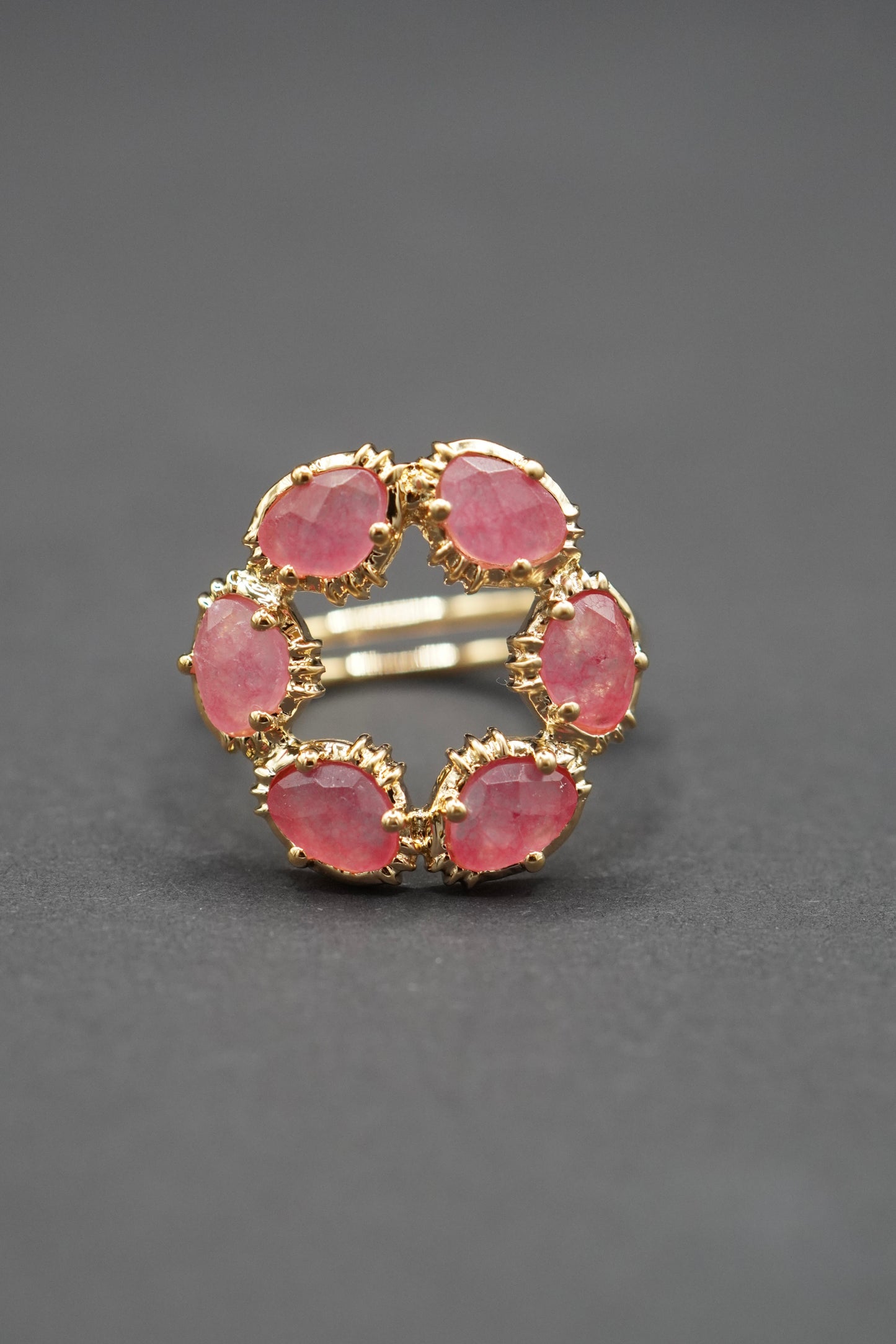 Bague Alba Quartz Fraise