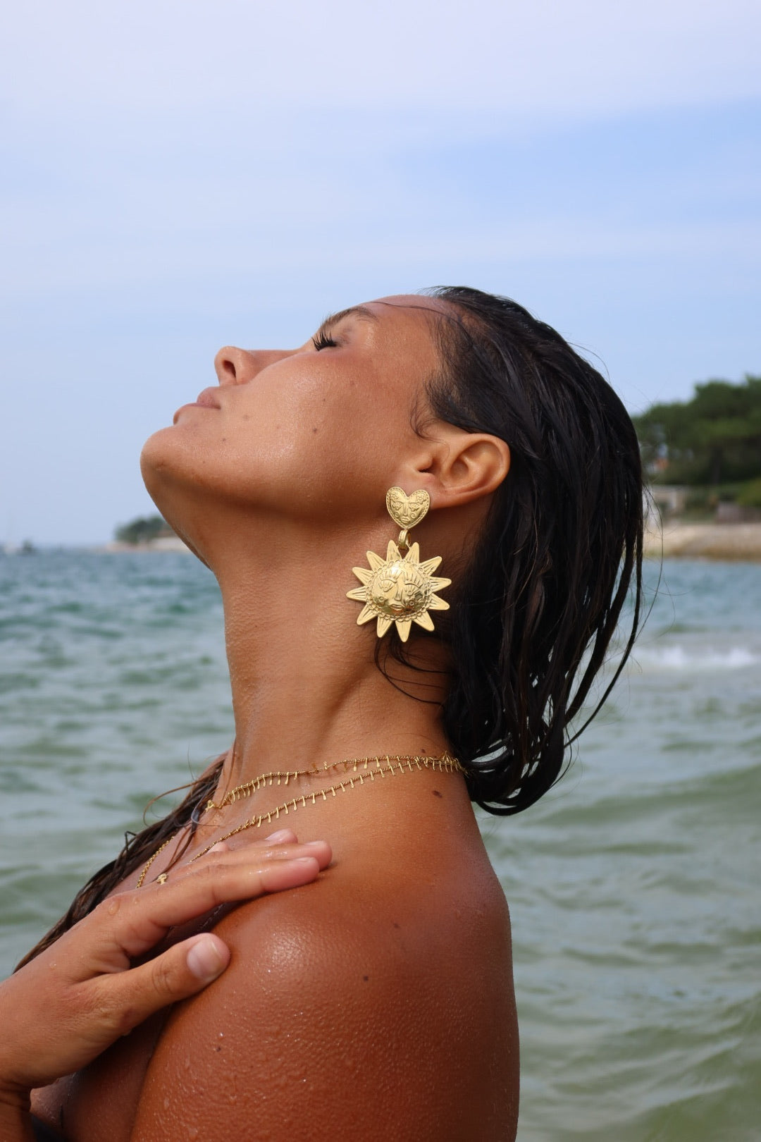 Boucles d’oreilles Soleil