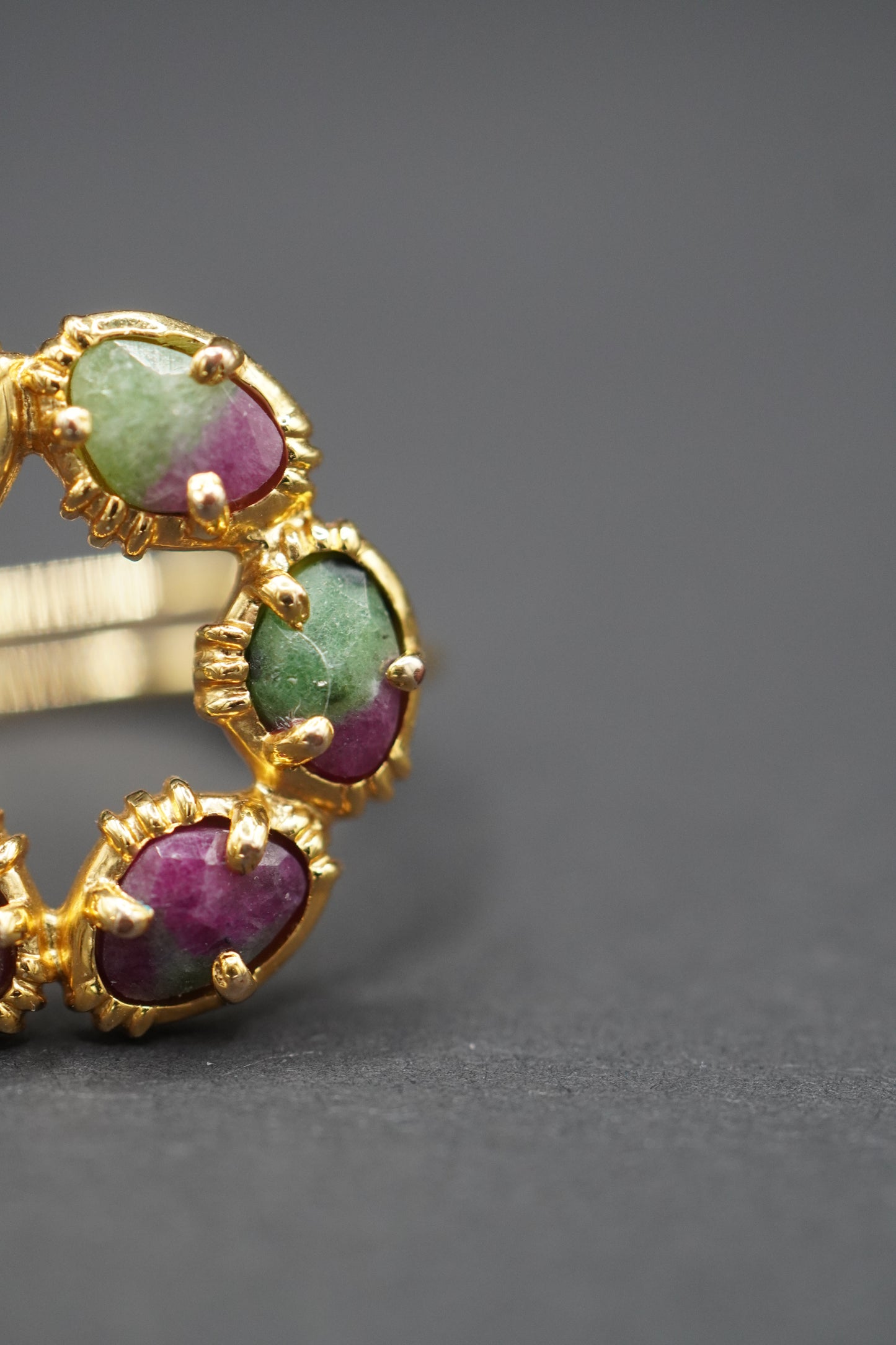 Bague Alba Rubis Zoïsite
