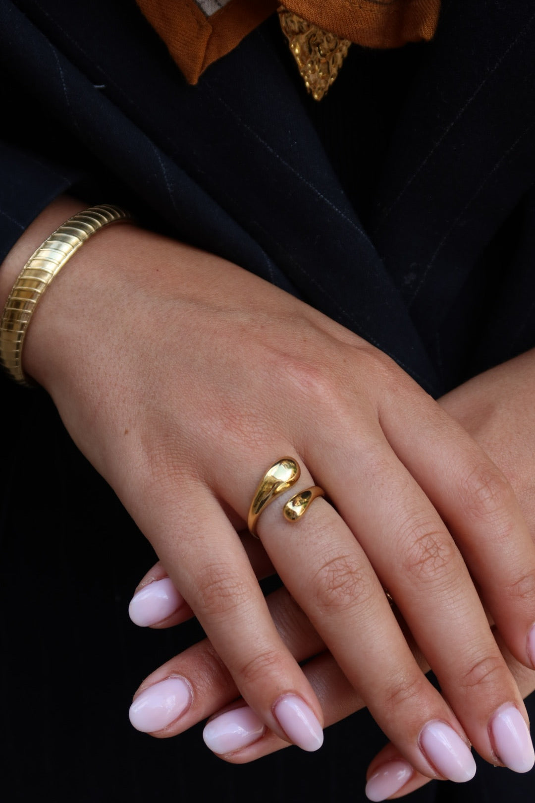 Bague Camilla dorée