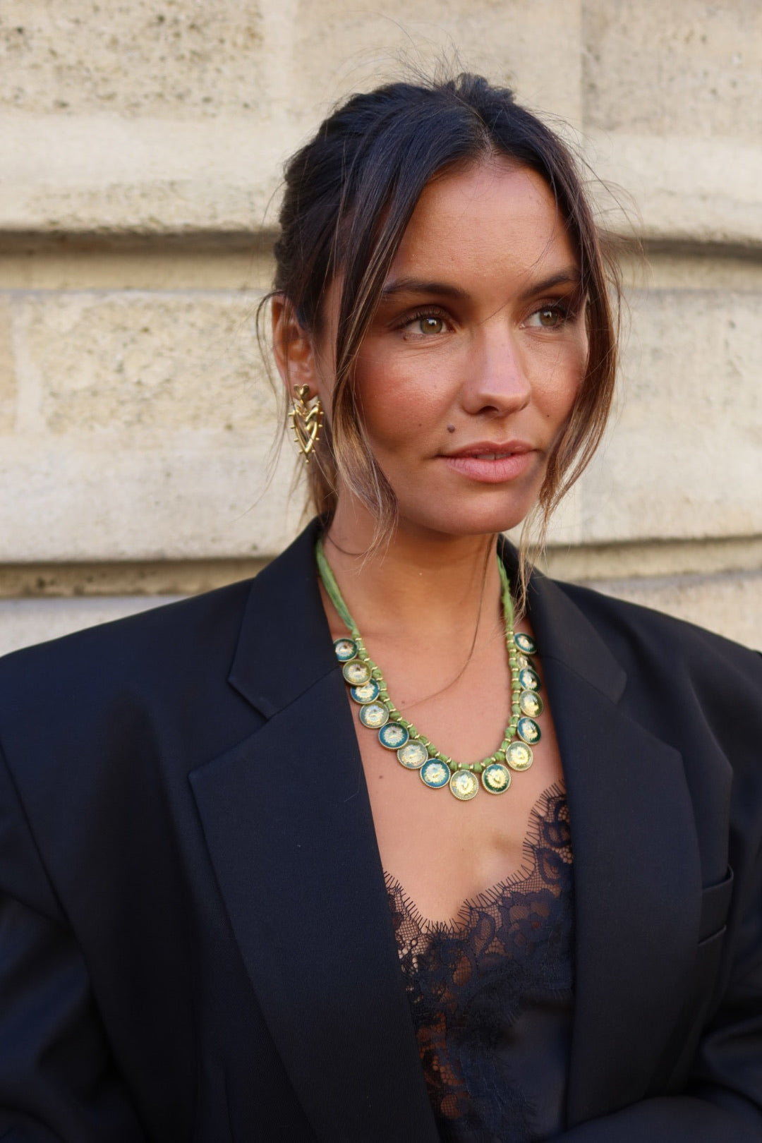 Collier Aria olive