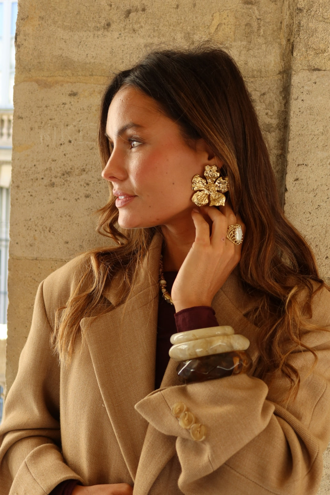 Boucles fleurs