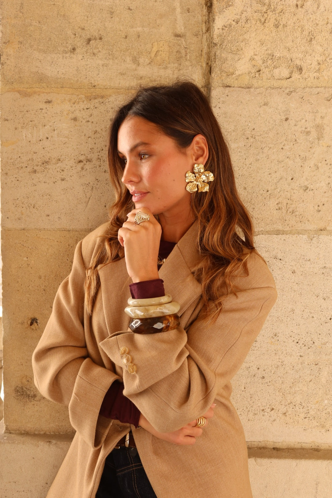 Boucles fleurs