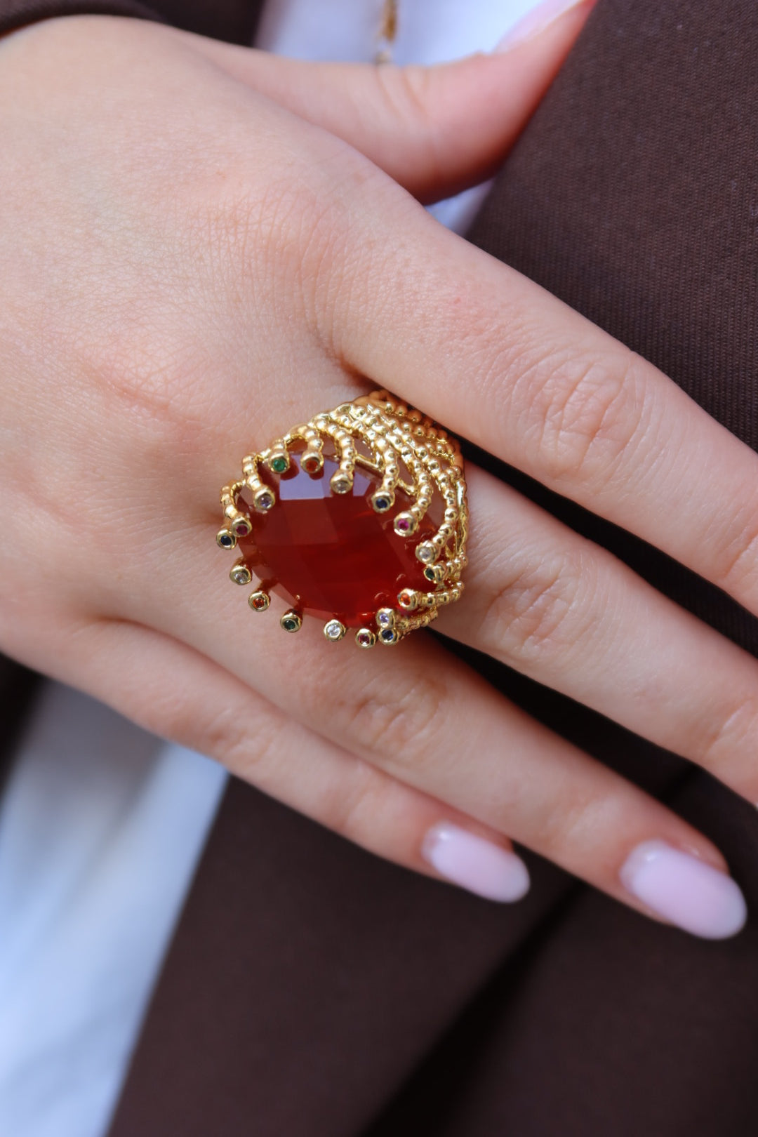 Bague Mad rouge