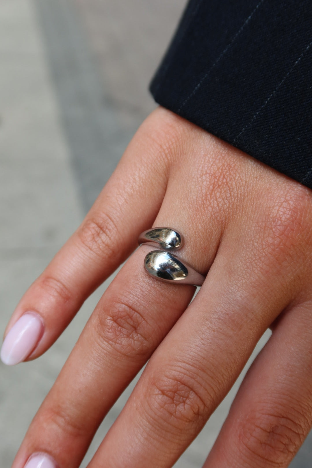 Bague Camilla argentée