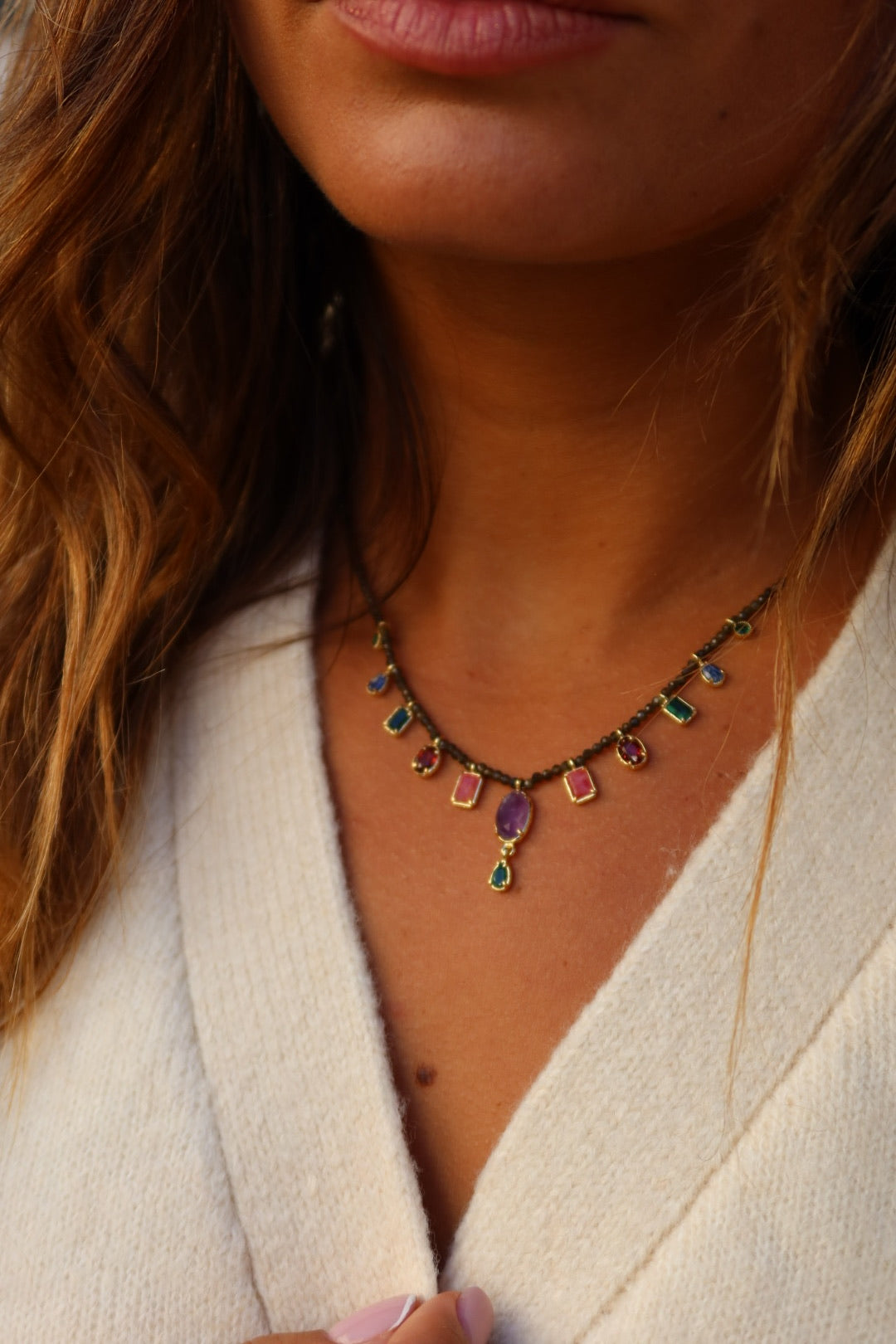 Collier Nova gris