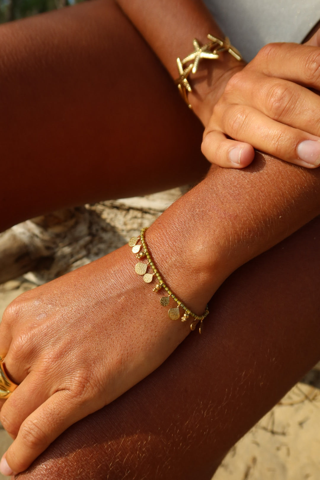 Bracelet Tina olive