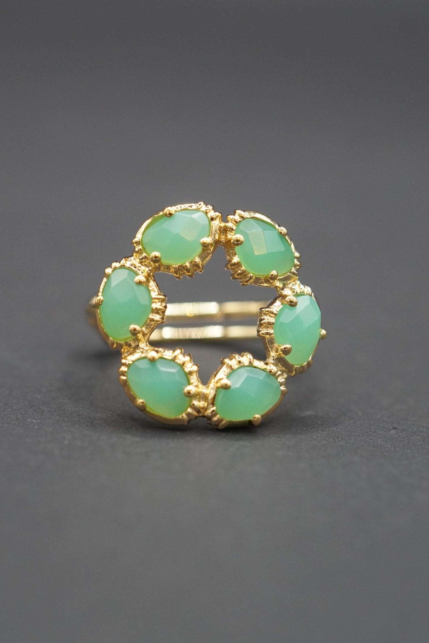 Bague Alba Chrysoprase