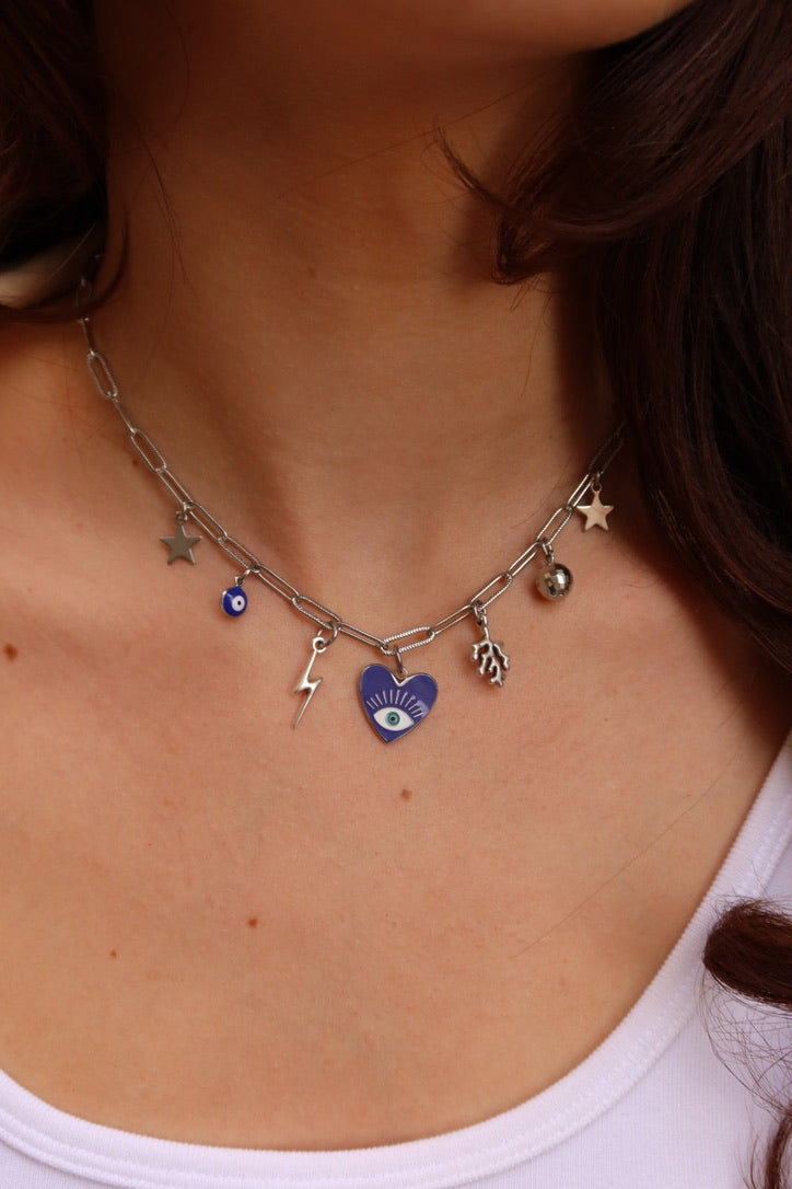 Collier sunrise argenté personnalisable