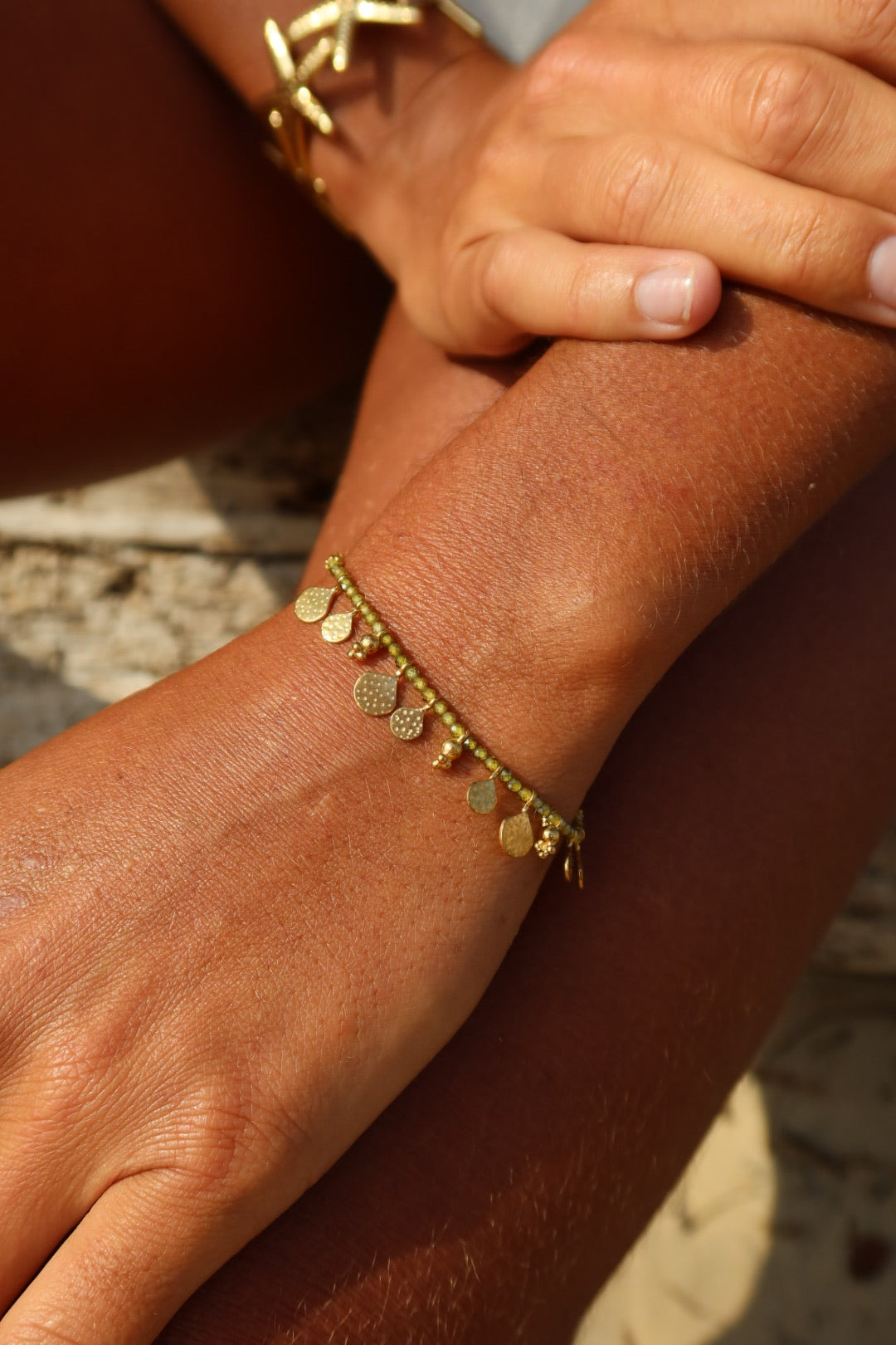 Bracelet Tina olive