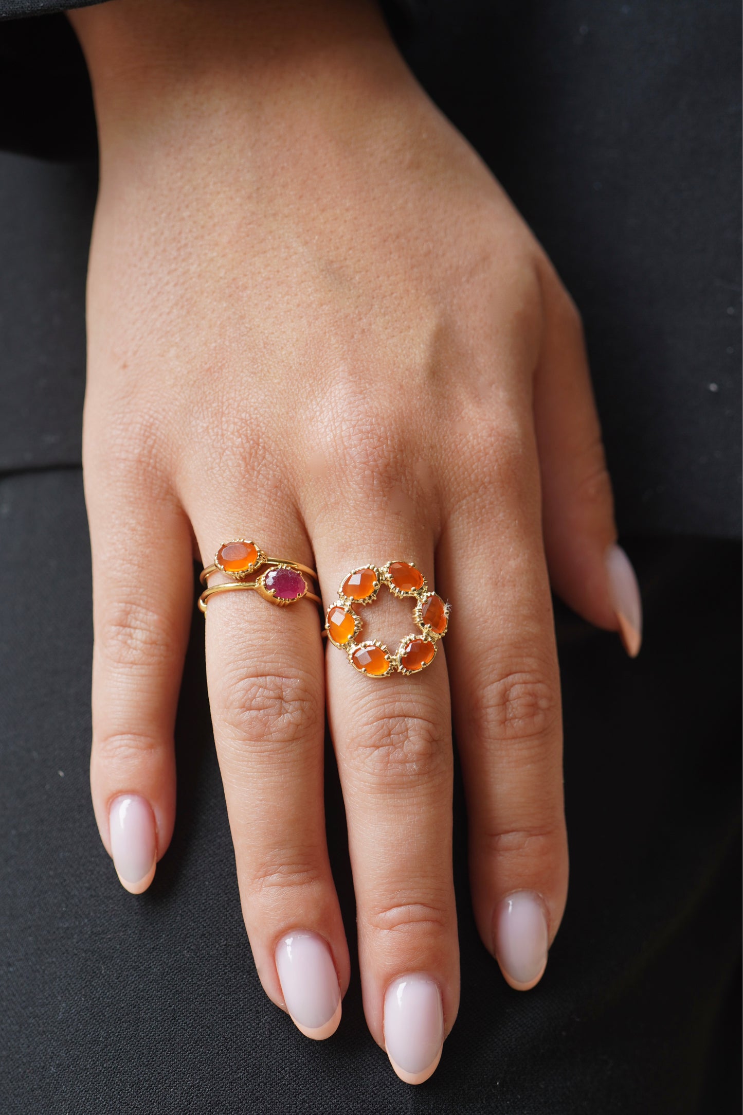 Bague Alba Orange