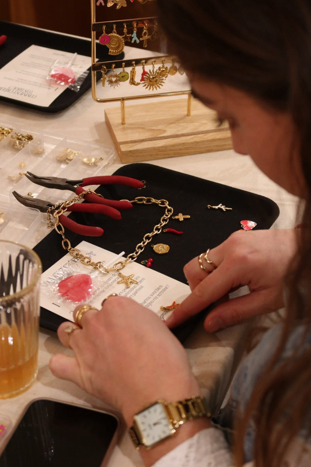 Atelier création bijoux charms