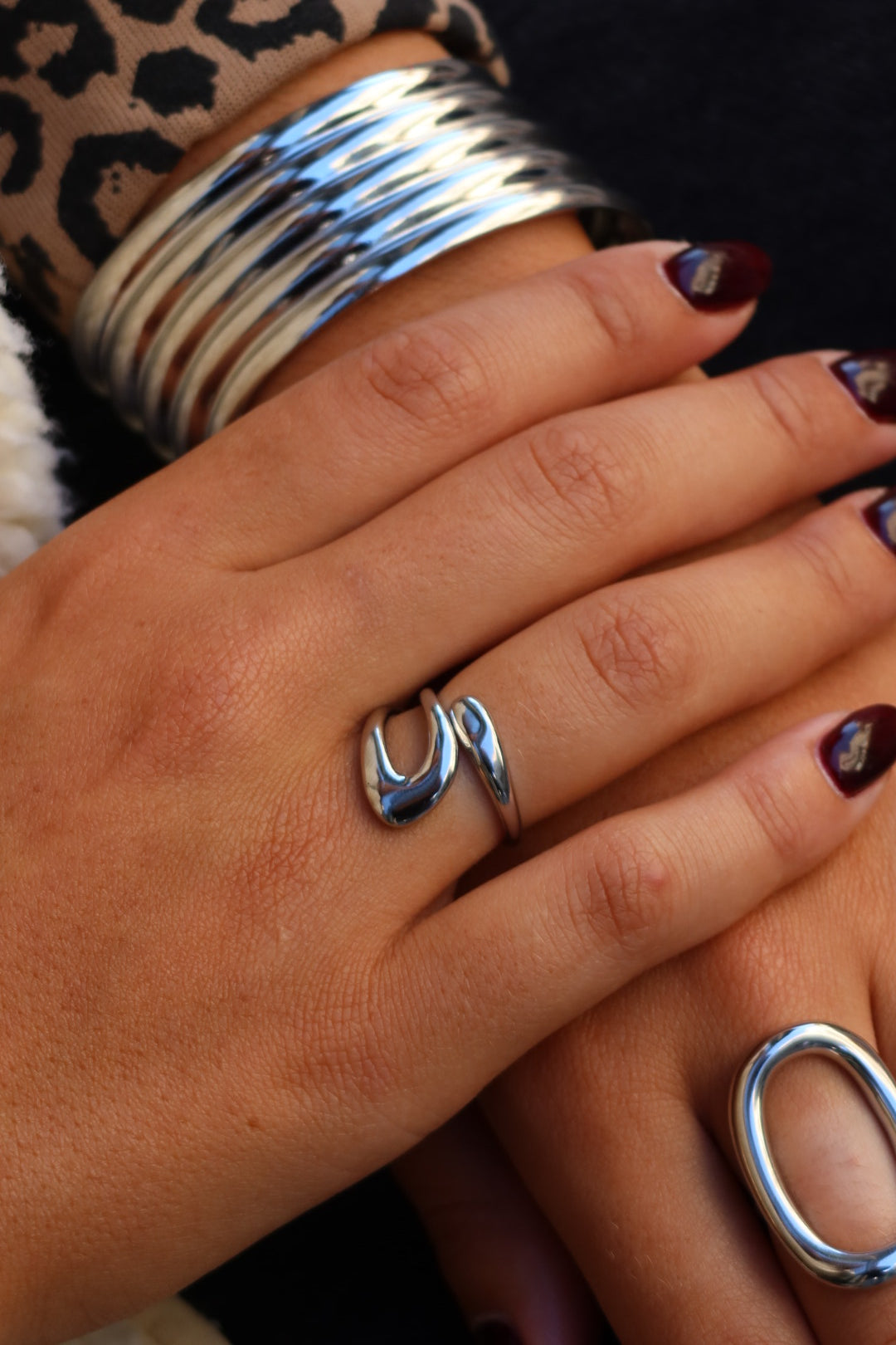 Bague Era argentée