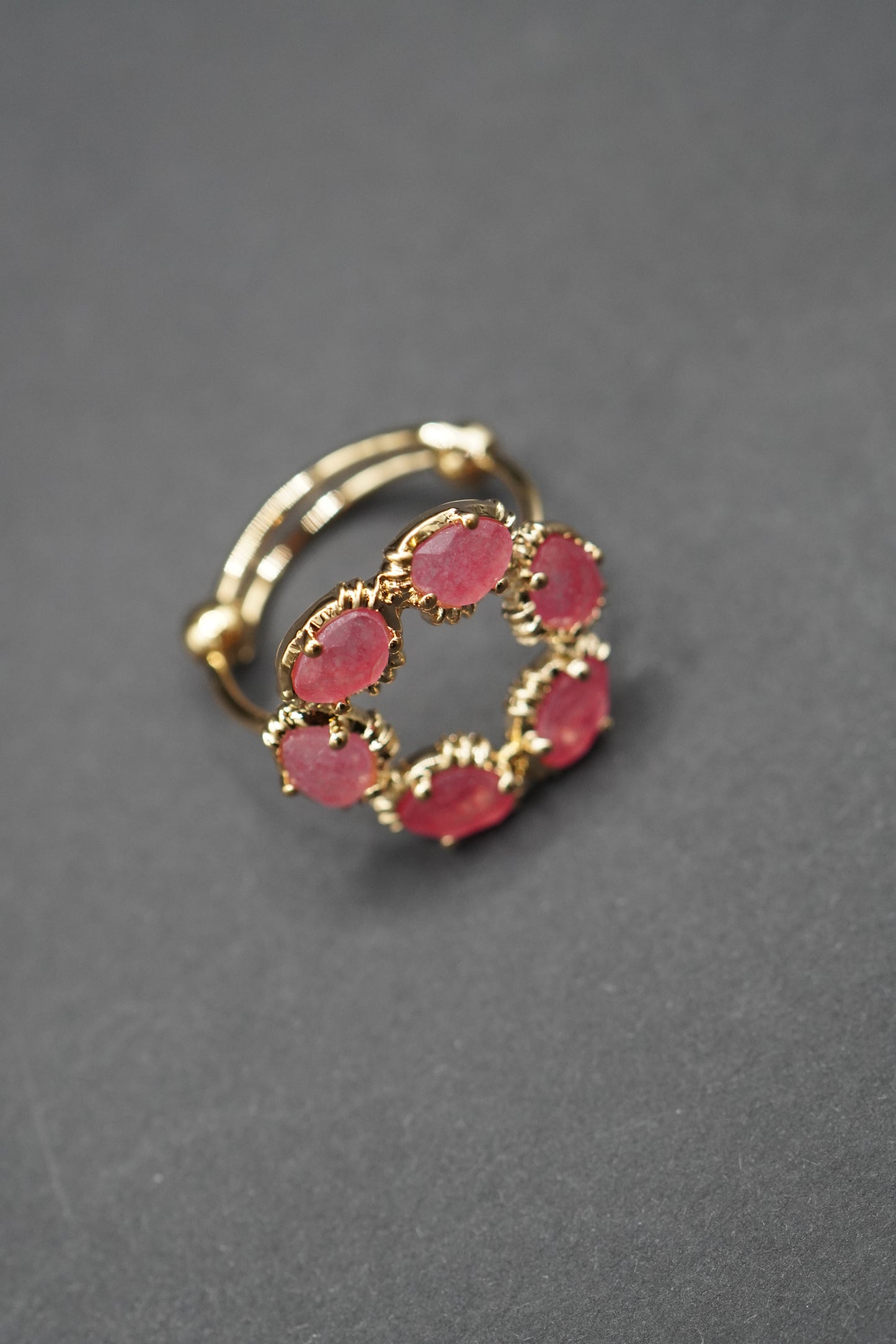 Bague Alba Quartz Fraise