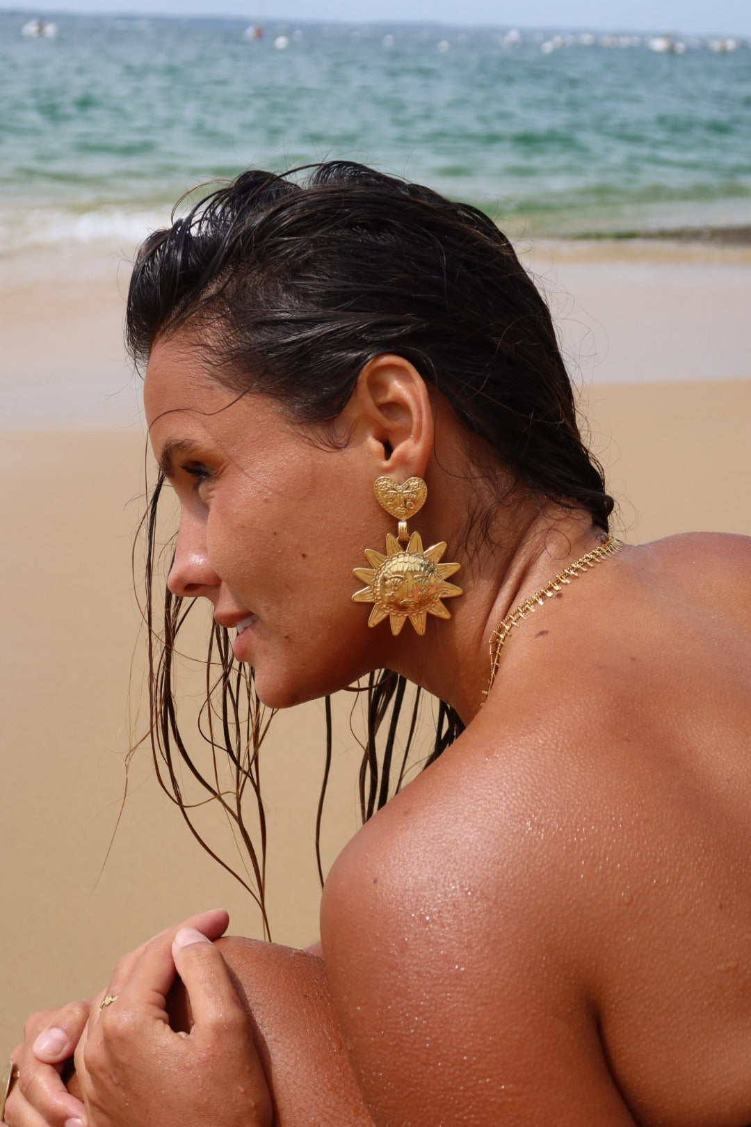 Boucles d’oreilles Soleil