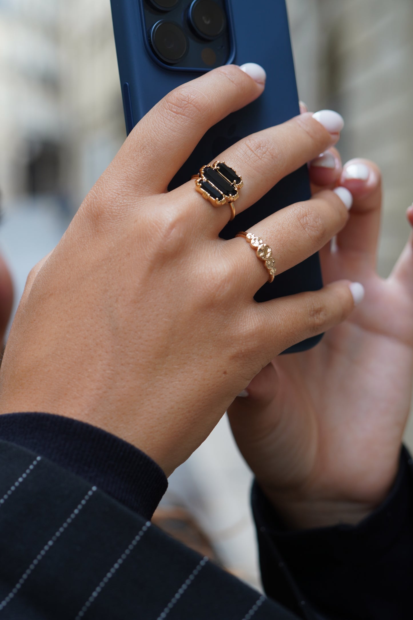 Bague Ava Noire