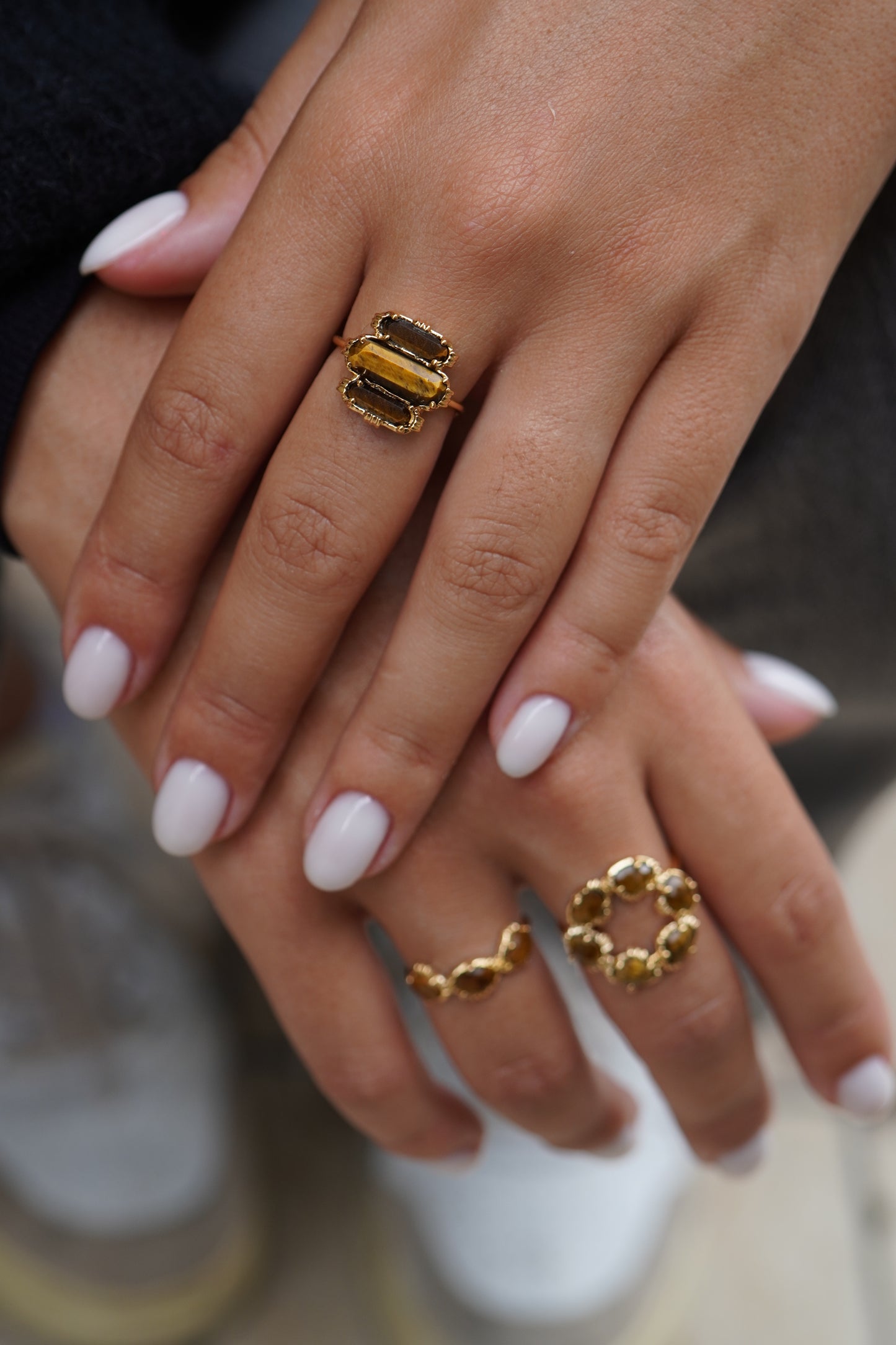 Bague Alba Marron