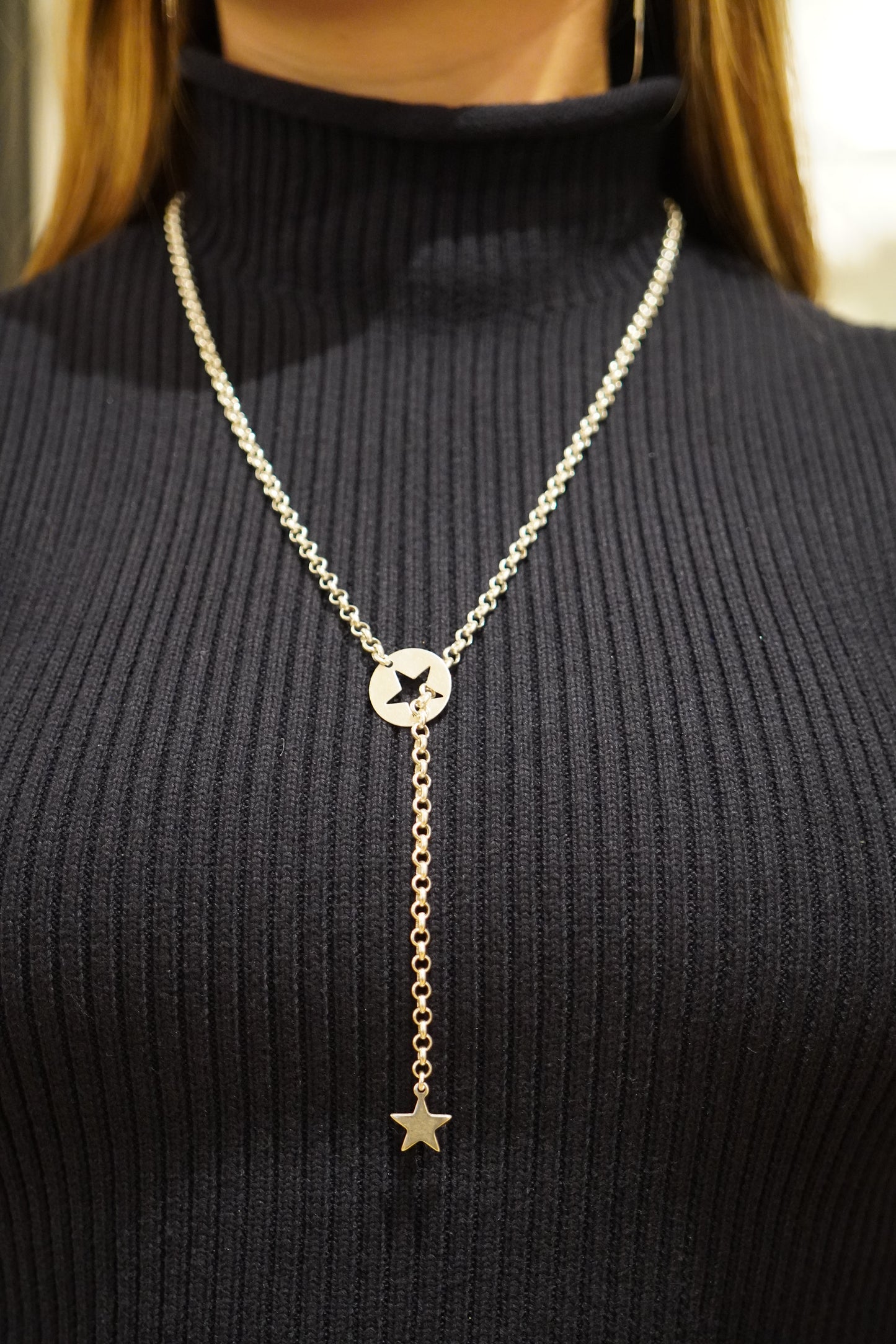 Sautoir Étoile Double