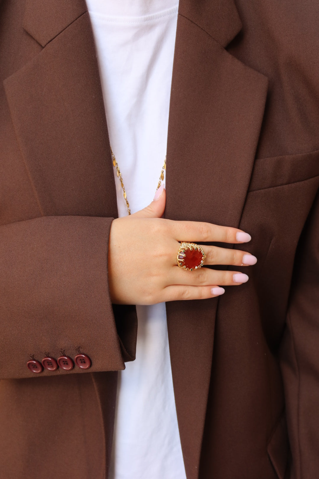 Bague Mad rouge