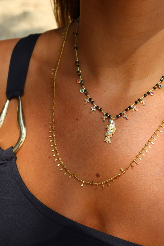 Collier poisson croix