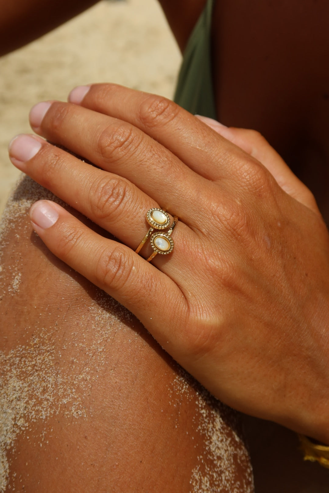 Bague Lola blanche