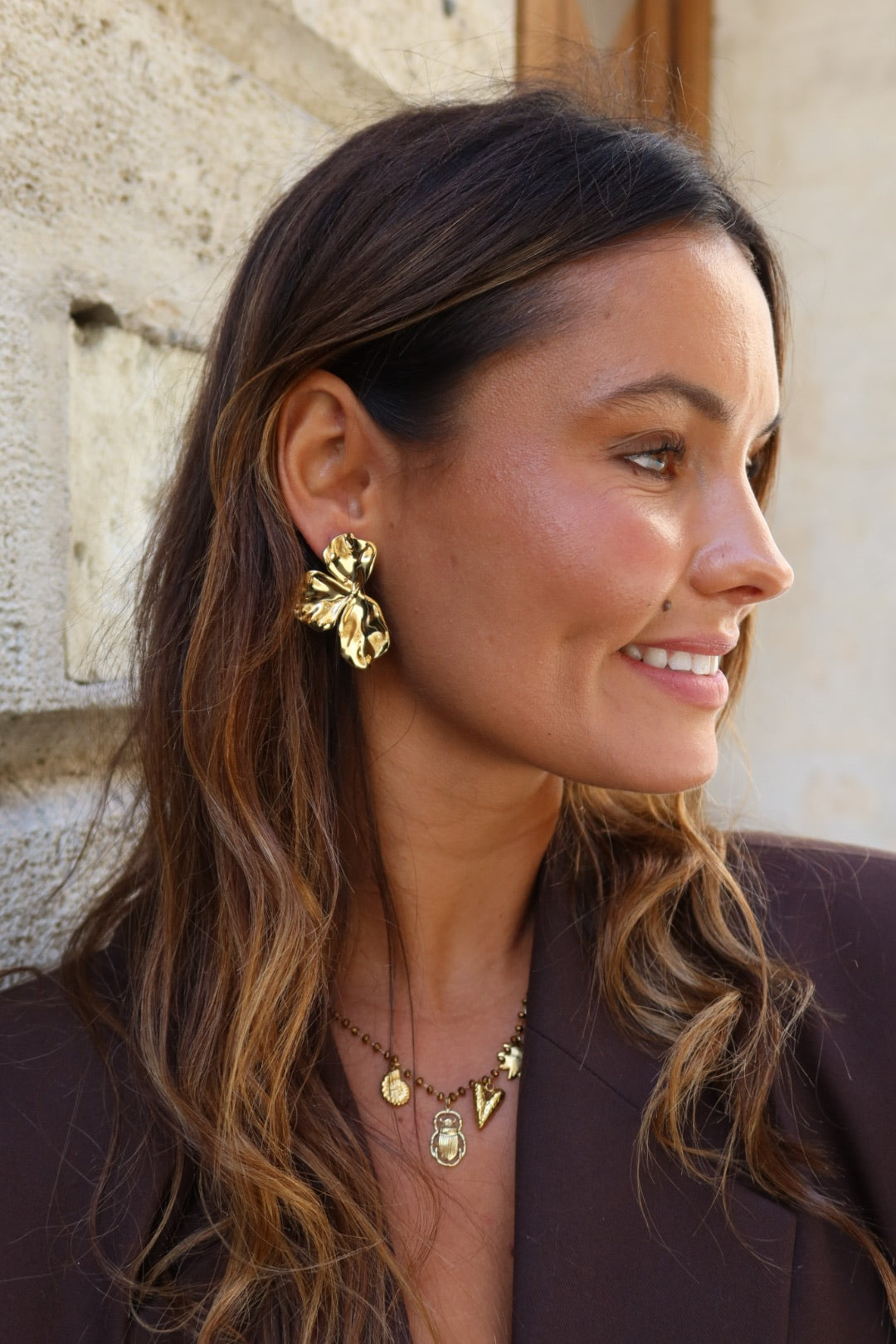 Boucles d’oreilles trois pétales