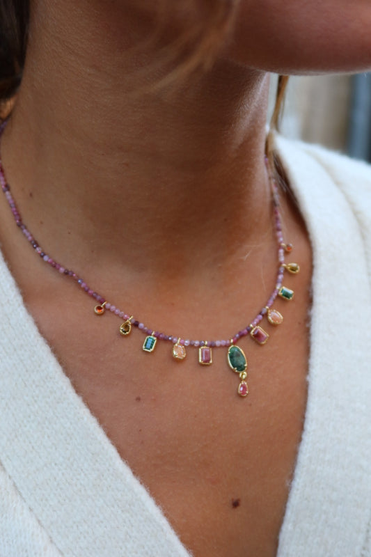 Collier Nova mauve