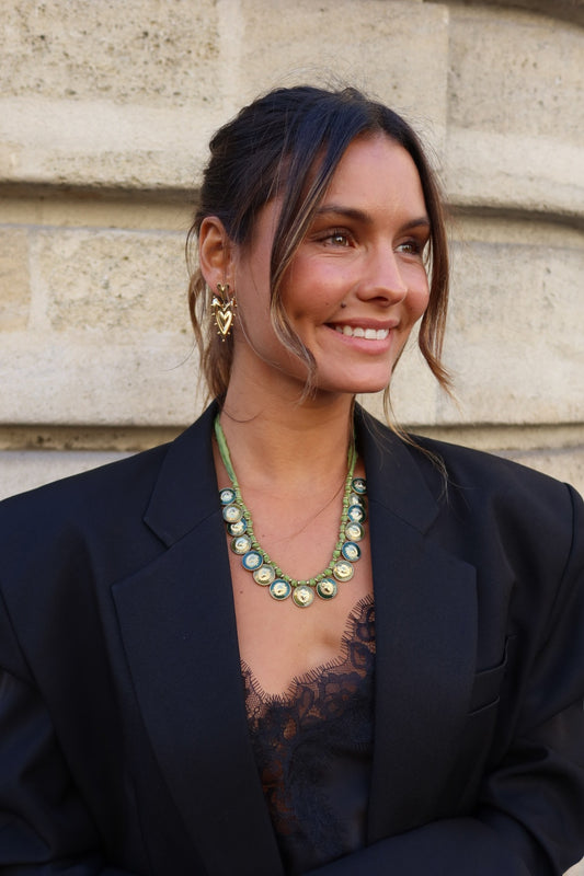 Collier Aria olive