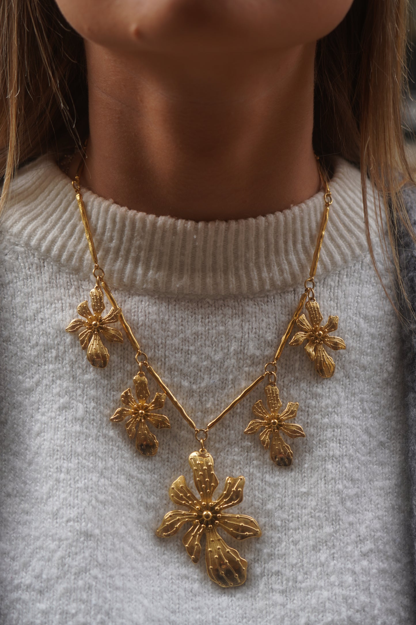 Collier Fleurs