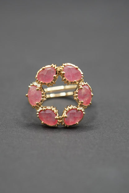 Bague Alba Quartz Fraise