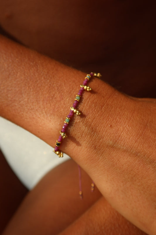 Bracelet Argentine rose