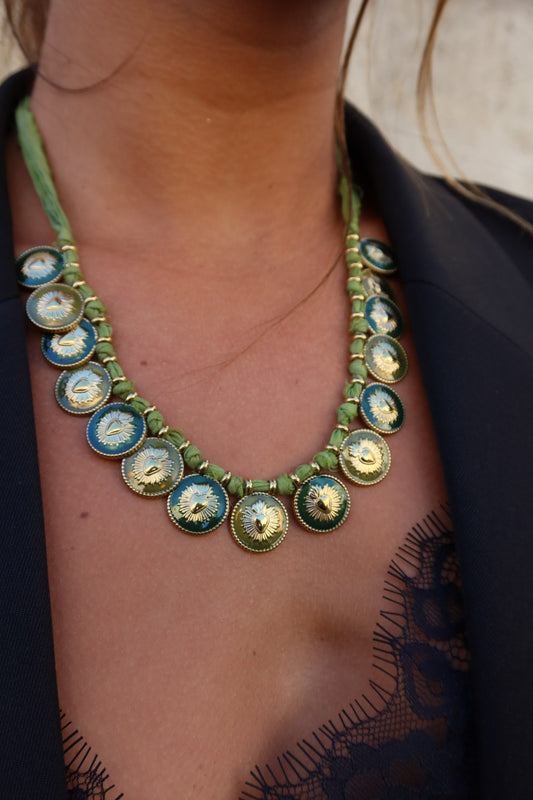 Collier Aria olive