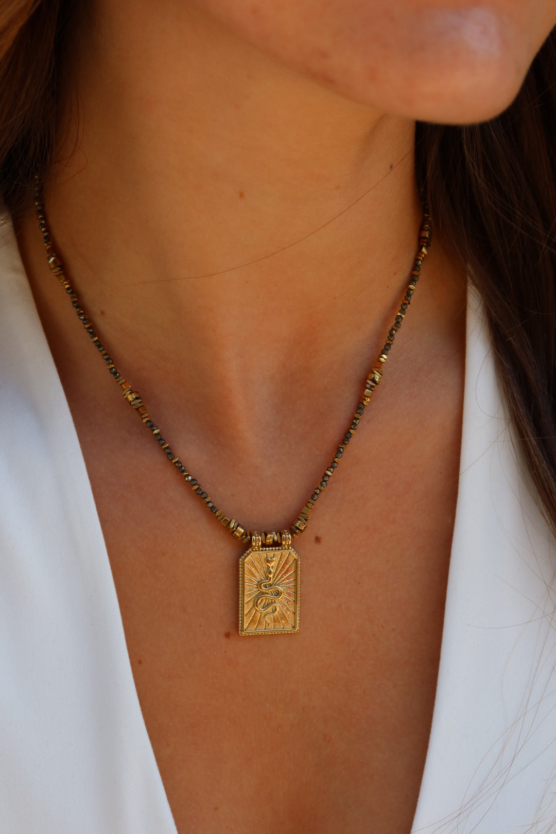Collier con amor serpent