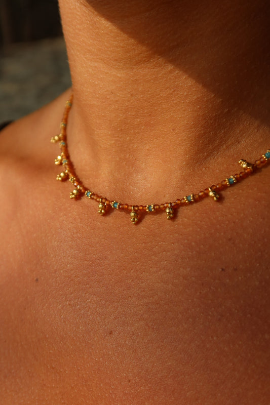 Collier Argentine ocre