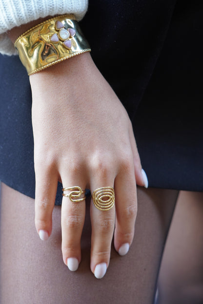 Bague Eline dorée