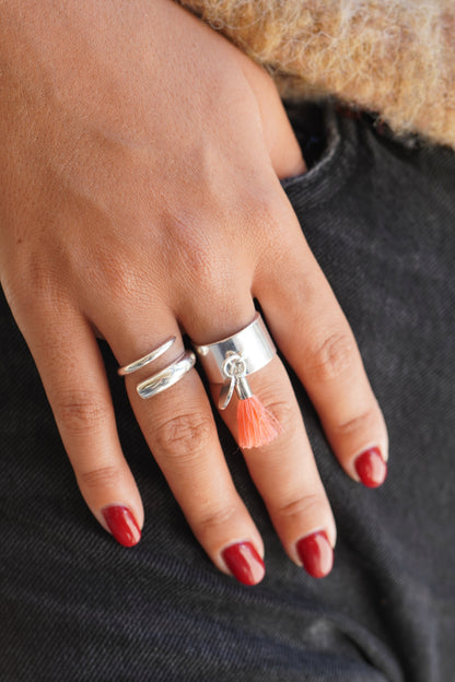 Bague Anna pompon