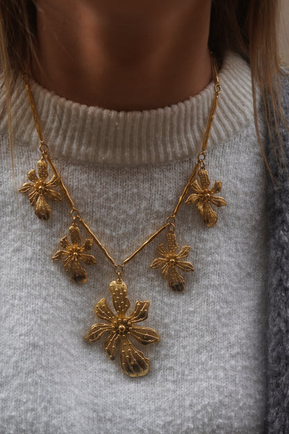 Collier Fleurs