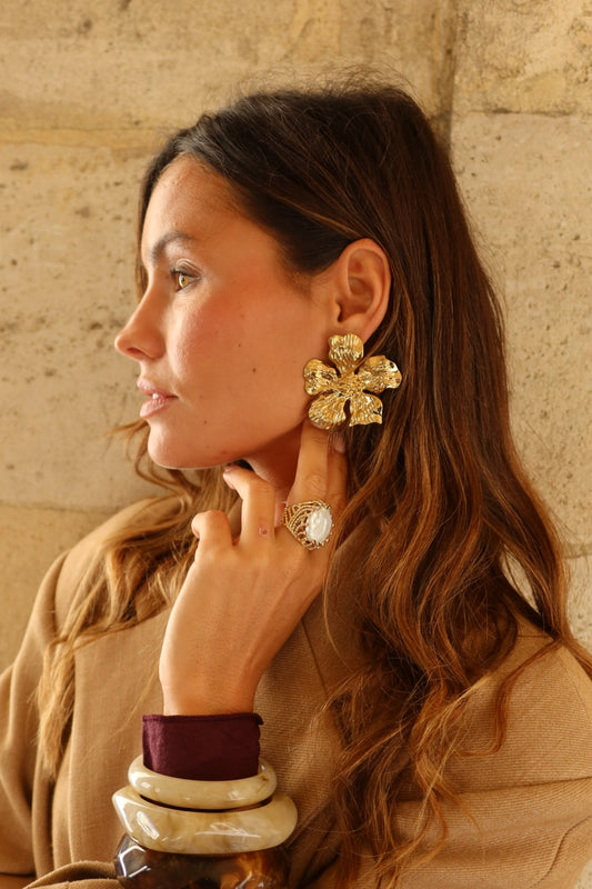 Boucles fleurs