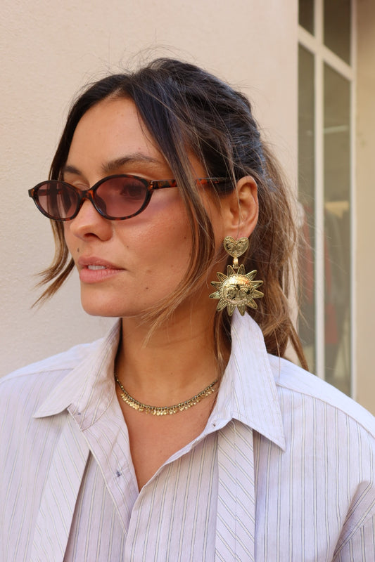 Boucles d’oreilles Soleil